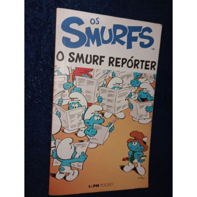 Quadrinhos Smurfs O Smurf Repórter | Shopee Brasil
