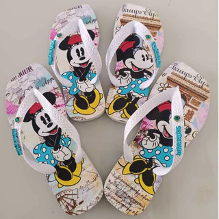 Kit Mãe e Filha Chinelo Personagens Slim Várias Estampas Envio Imediato Confortável