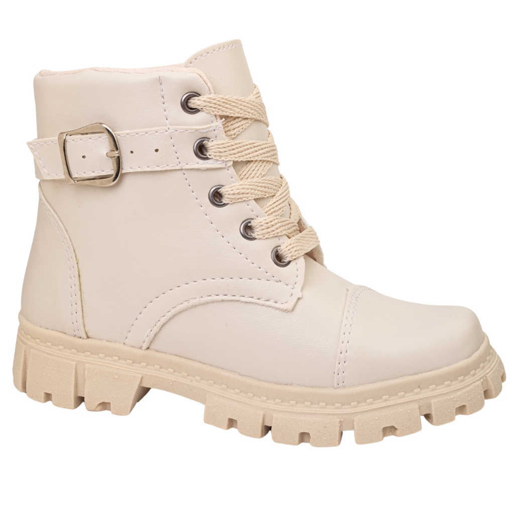 Bota Cano Curto Infantil Feminina Bota Tratorada Infantil Menina ...