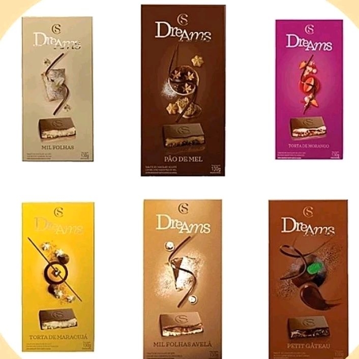 Barra de chocolate Dreams Cacau Show 130g | Shopee Brasil