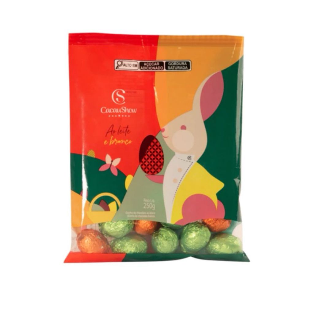 Pack mini ovinhos de páscoa cacau magia 250g - Pacote mini ovinhos ...