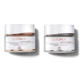 Kit Regular Natura Chronos Antissinais Dia + Noite a Escolher 30+ 45+ 60+ 70+