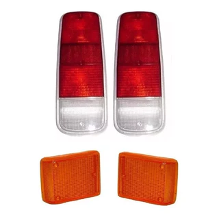 Kit Par Lente Lanterna Traseira Rubi Par Lente Pisca Seta Ambar Kombi 76 77 78 79 em Diante em Oferta na Shopee