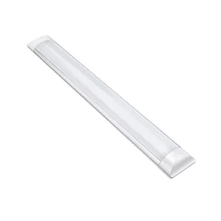 Luminária Tubular Led Slim Batten Sobrepor 36w 120cm 6500k
