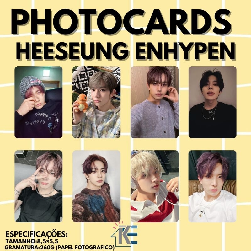 Kit Photocards Heeseung Enhypen Kpop | Shopee Brasil