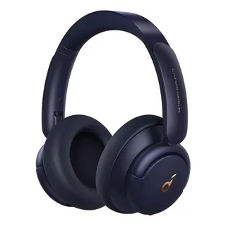 Fone de ouvido over-ear gamer sem fio Soundcore Life Series Life Q30 A3028 Azul escuro com luz LED