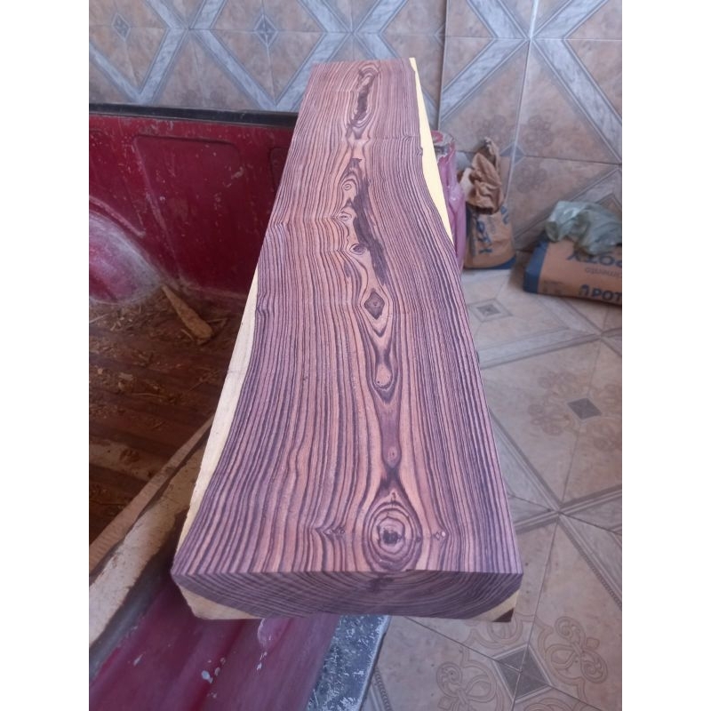 kit 02 peças de jacarandá violeta para artesanatos