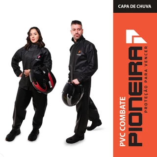 Kit 2 Capa de Chuva Conjunto PVC Casal Feminino + Masculino Jaqueta e Calça Moto Viagem em Oferta na Shopee