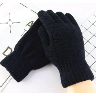 Preto Luva Lã Unissex Protege Do Frio/Inverno Motoqueiro Pronta Entrega preto feminina e masculino