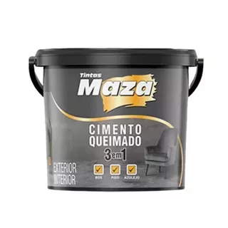 Efeito Cimento Queimado Para Pisos Maza 23kg