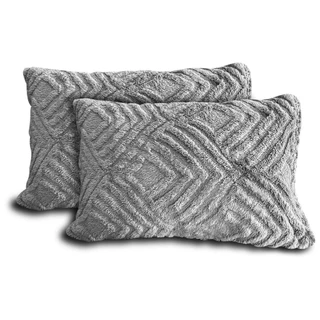 Kit 02 Fronhas De Plush Premium Para Travesseiro Toque Macio