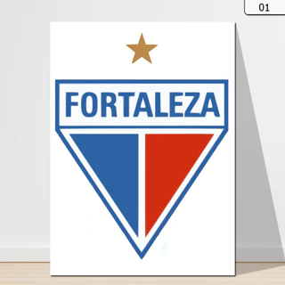 Placa Decorativa Quadro Fortaleza Esporte Clube Futebol - Tamanho 20x28cm Com Fita Dupla Face
