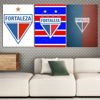 Placa Decorativa Quadro Fortaleza Esporte Clube Futebol - Tamanho 20x28cm Vem Com Fita Dupla Face
