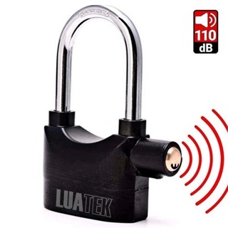 Cadeado com Alarme Sonoro Grande Anti Furto Para Bicicleta Moto