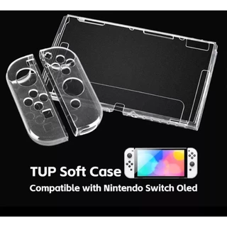 Capa Case Tpu Silicone Capinha Proteção Para Nintendo Switch Oled joy-con protetor flexível macia!
