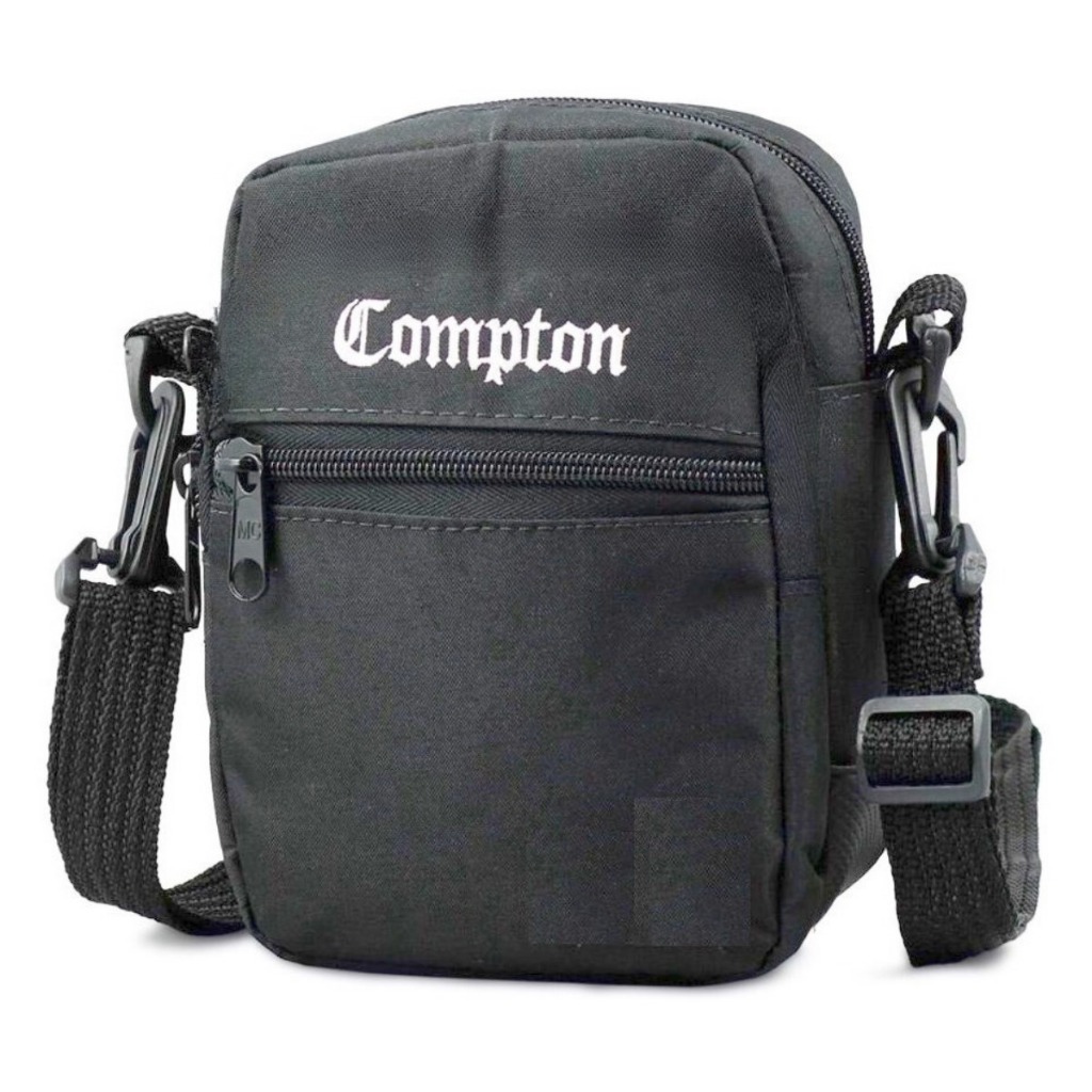 Mini Bolsa Shoulder Bag Pochete Tira Colo Necessaire COMPTON StreetWear ...