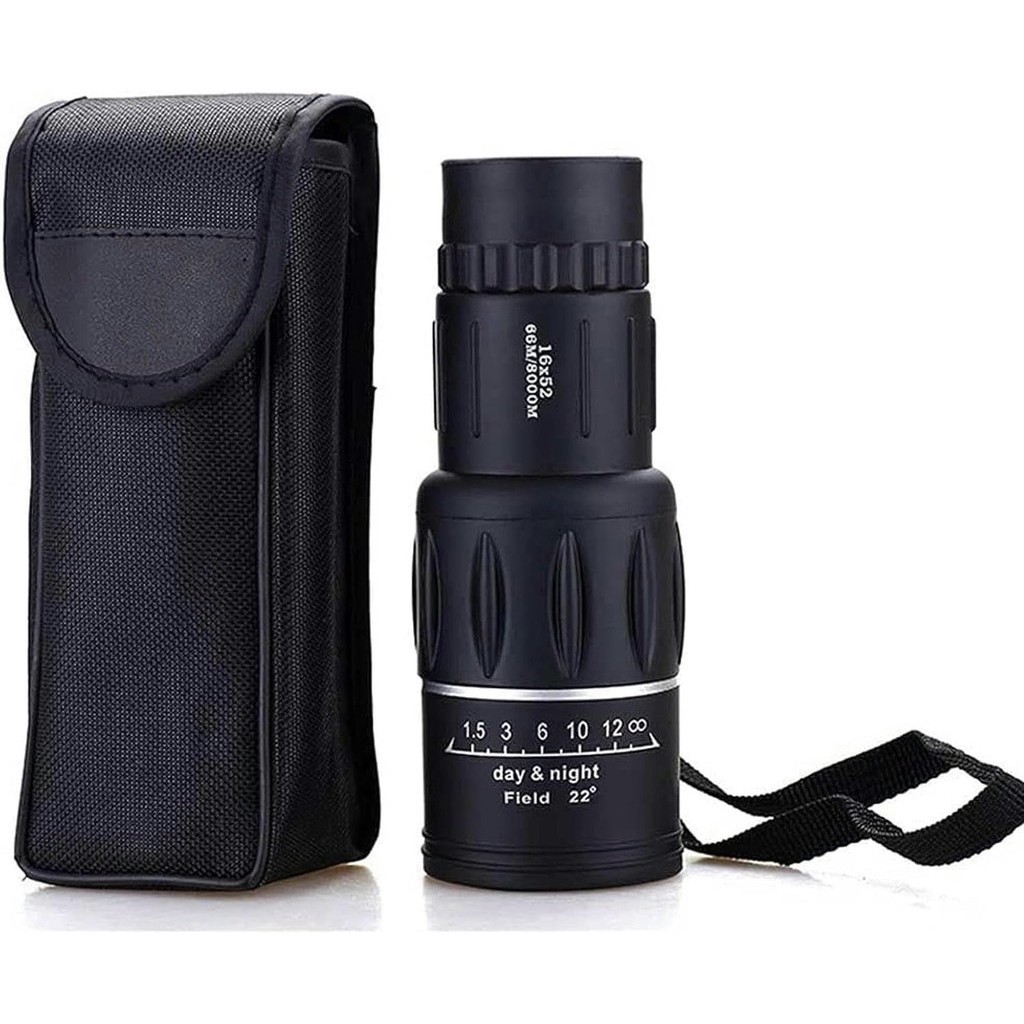 Monóculo 8km Profissional Luneta Tática C/aumento 16x Zoom WJ 589