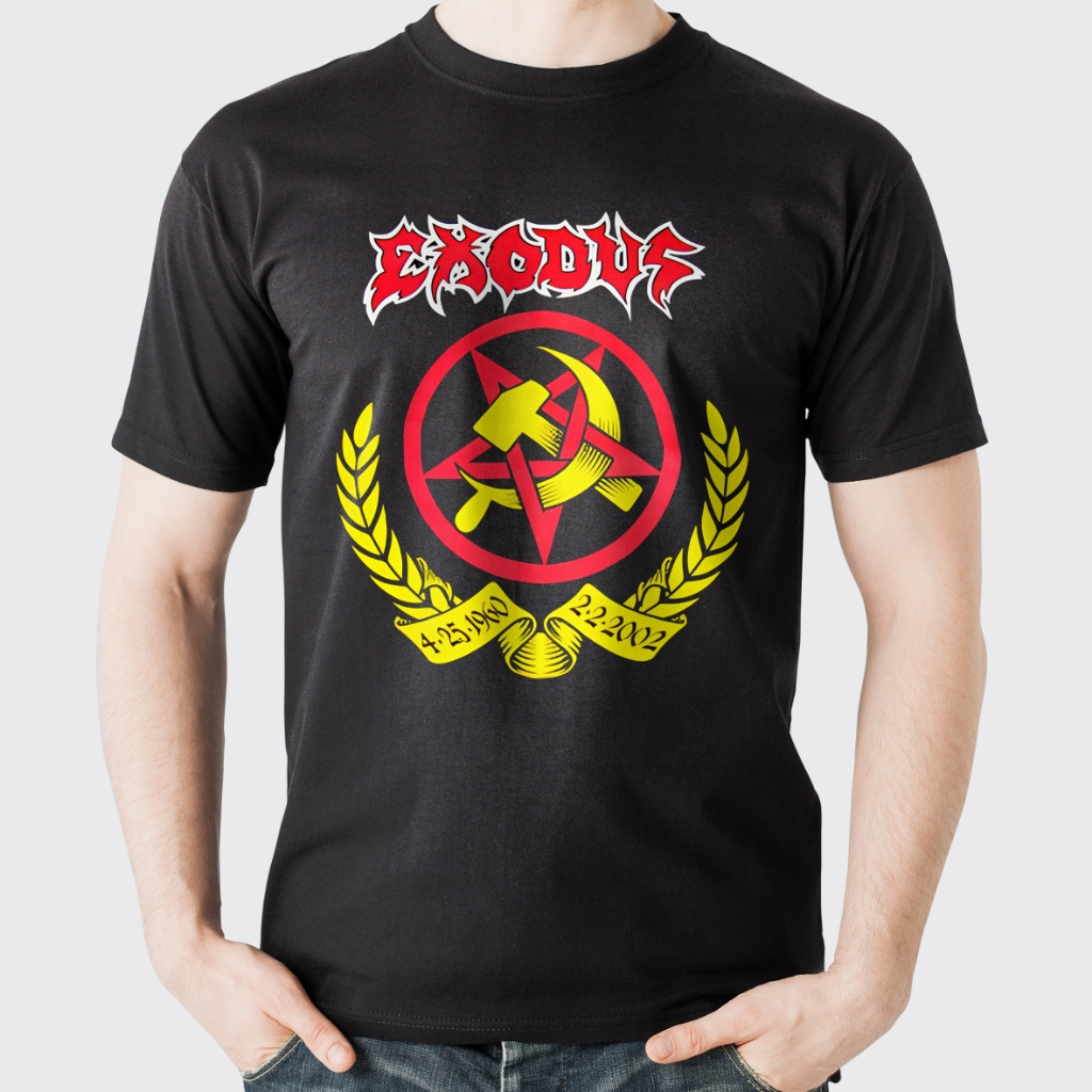 Camiseta-Camisa Exodus Banda de Rock Metal 100% Algodão Blusa unissex Envio imediato