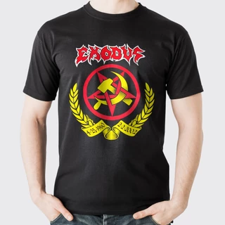 Camiseta-Camisa Exodus Banda de Rock Metal 100% Algodão Blusa unissex Envio imediato