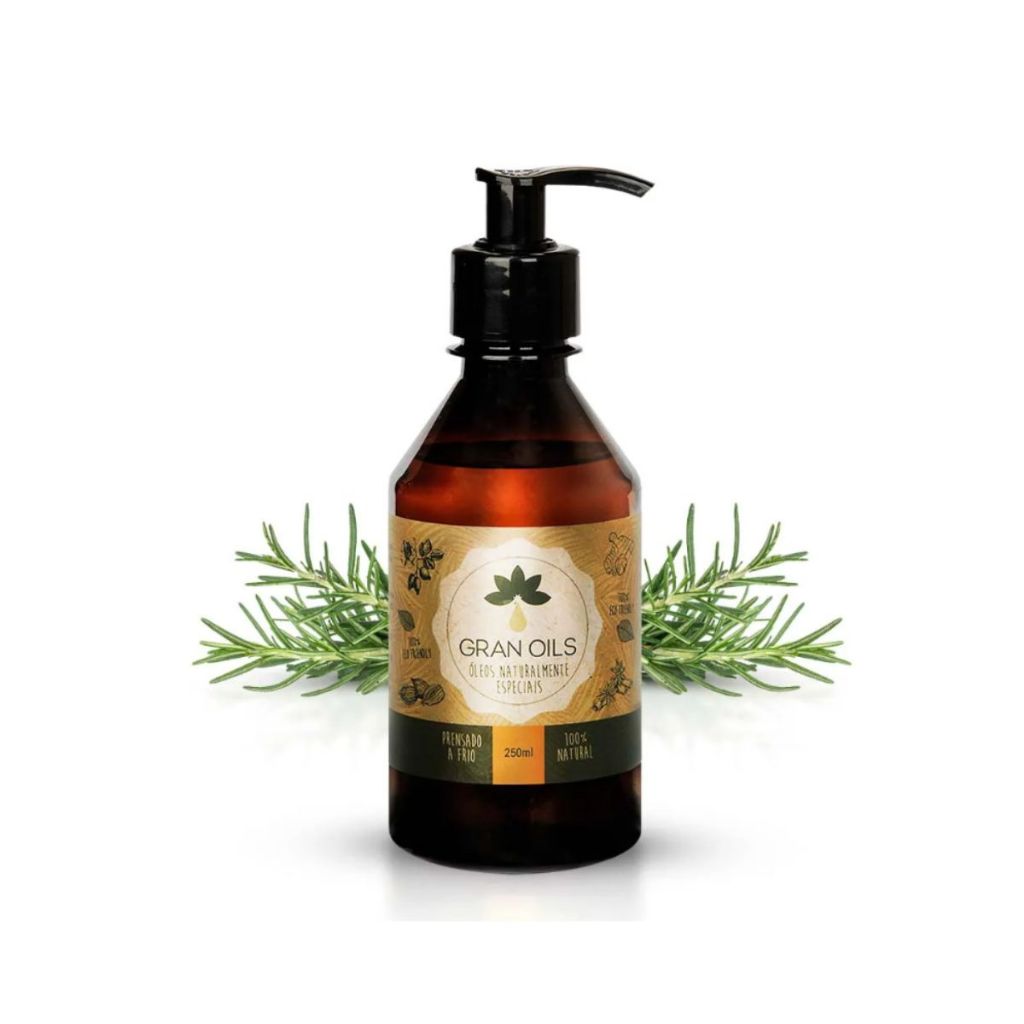 Óleo Vegetal De Alecrim 250ml - Gran Oils - 100% Puro