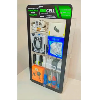 Expositor Porta Acessórios de Celular em Acrílico