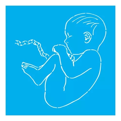 Stencil Gestacional - 30x30 - Ref 9960