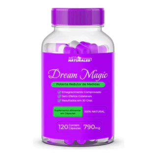 Dream Magic - Redução De Medidas em Cápsulas - 120 Cáps