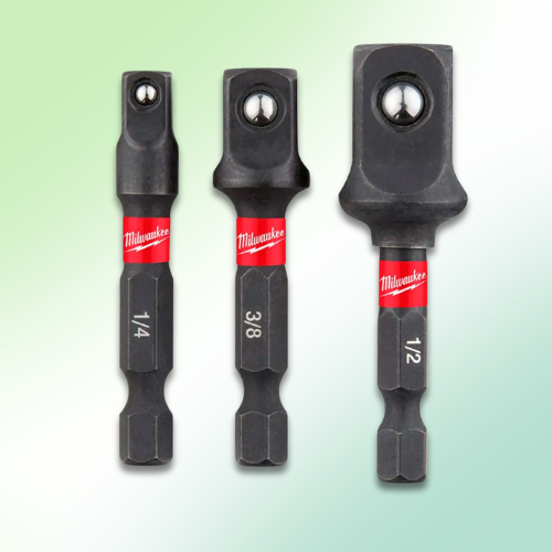 Conjunto de Adaptadores de Soquete Shockwave de Extensão de Broca 3 Peças - Milwaukee
