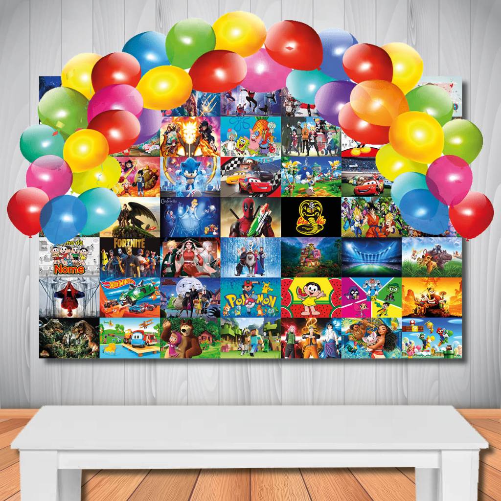 Painel de Aniversário 1,50x1,00m em lona