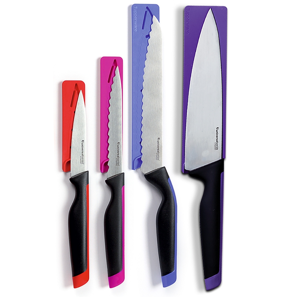 Facas Chef Universal Series Conjunto 4pçs Tupperware® | Shopee Brasil