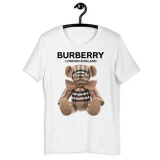 Camiseta Masculina Básica Estampa Burberry Urso Bear 100% Algodão