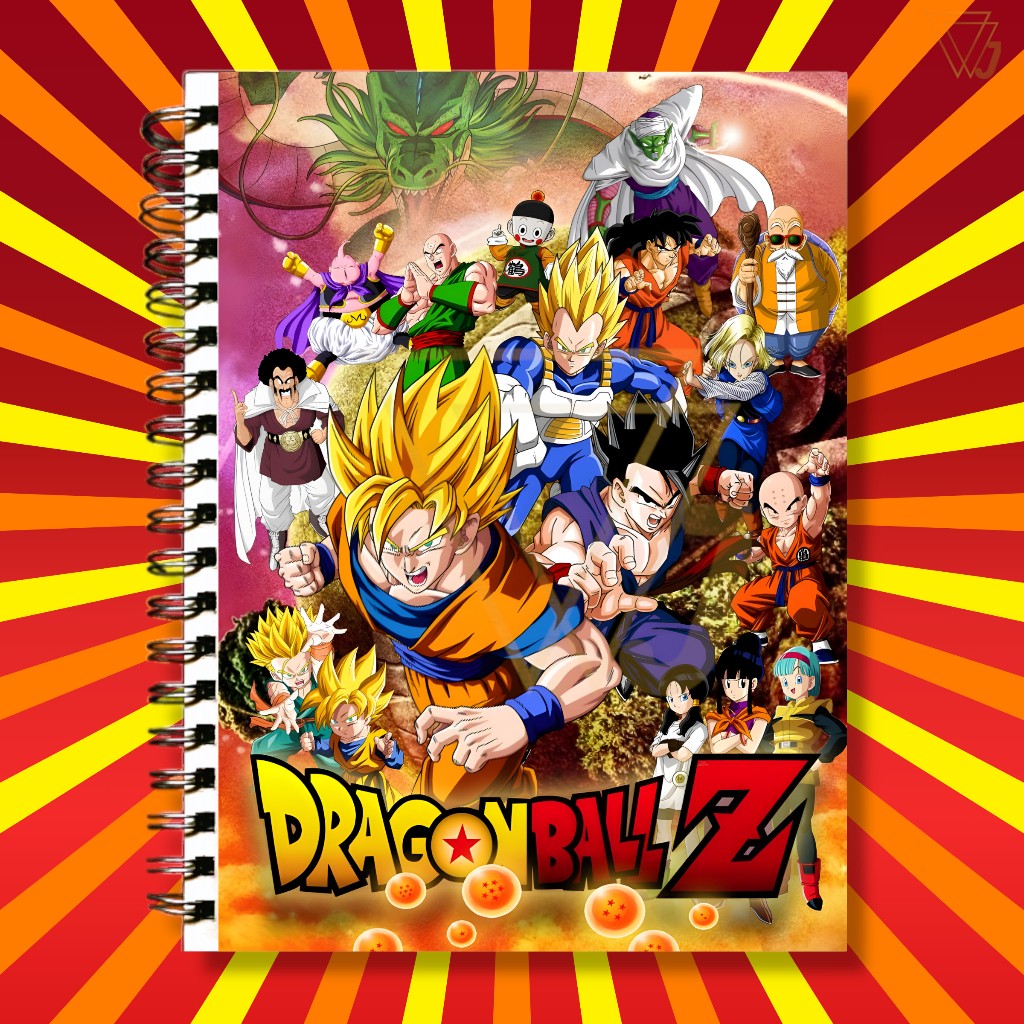 Adesivo Para Capa de Caderno Anime Dragon Ball Top Excelente Qualidade ...