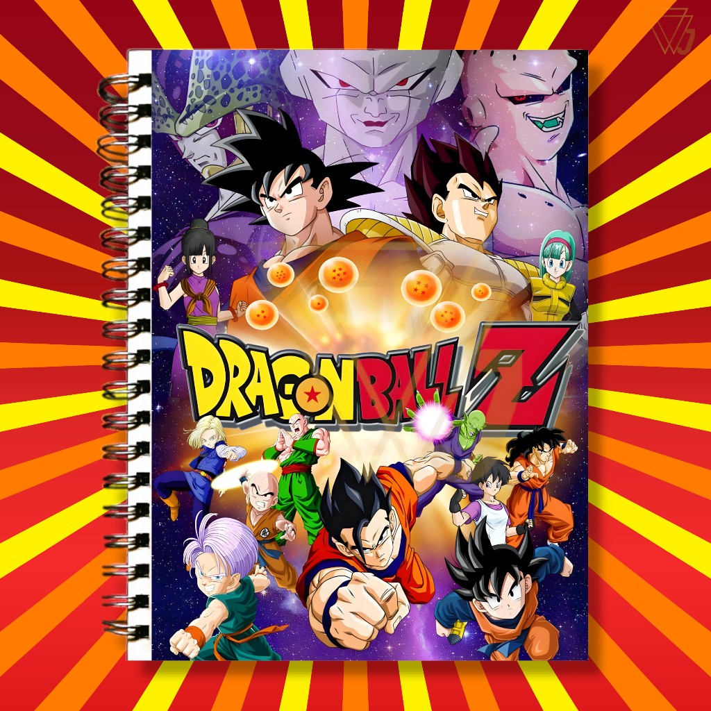 Adesivo Para Capa de Caderno Anime Dragon Ball Personagens Top ...