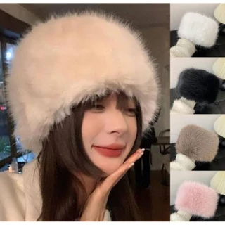 Touca Gorro Feminina Pelúcia Inverno