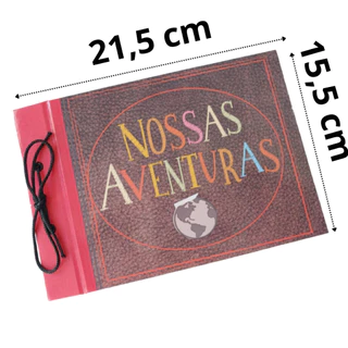Álbum de fotos, Livro de Aventuras UP Our Adventure, My Adventure, Nossas Aventuras e Minhas Aventuras