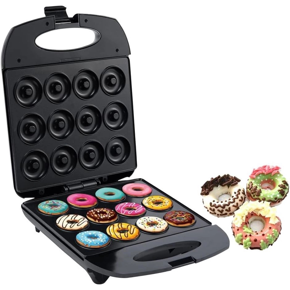 Máquina de Donuts/Rosquinha 220V Antiaderente 12 Furos 2000W