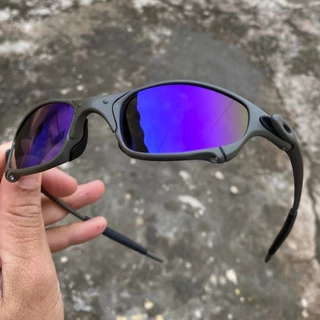 Óculos de Sol Juju Top Metal P Premium Pinado Lente Azul Escuro Forte