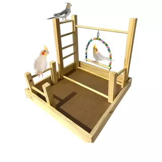Kit parquinho Playground Parquinho Calopsita Periquito Agapornis mega PROMOÇÃO