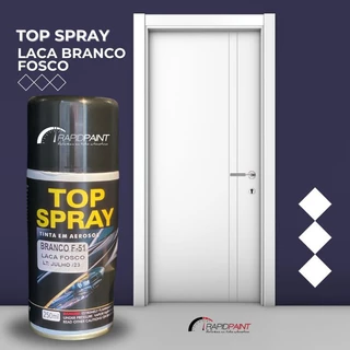 SPRAY BRANCO FOSCO LACA 250ml TOP SPRAY