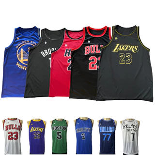 Regata SORTIDA Esportiva Estilo Basquete Melhores Times NBA Camiseta Fabricação Própria Adulto