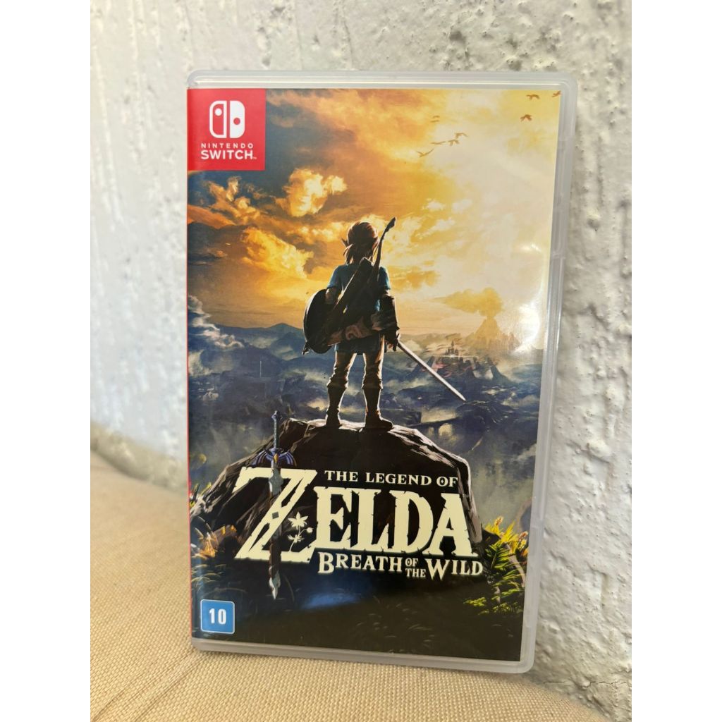 The Legend of Zelda Breath of The Wild Switch Midia Fisica Semi novo