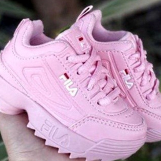 Tênis Infantil em Couro Mini Blogueira Oferta Relâmpago Envio 24hs