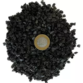 Pedras Ornamentais Pedrisco Preto Número 1 1kg