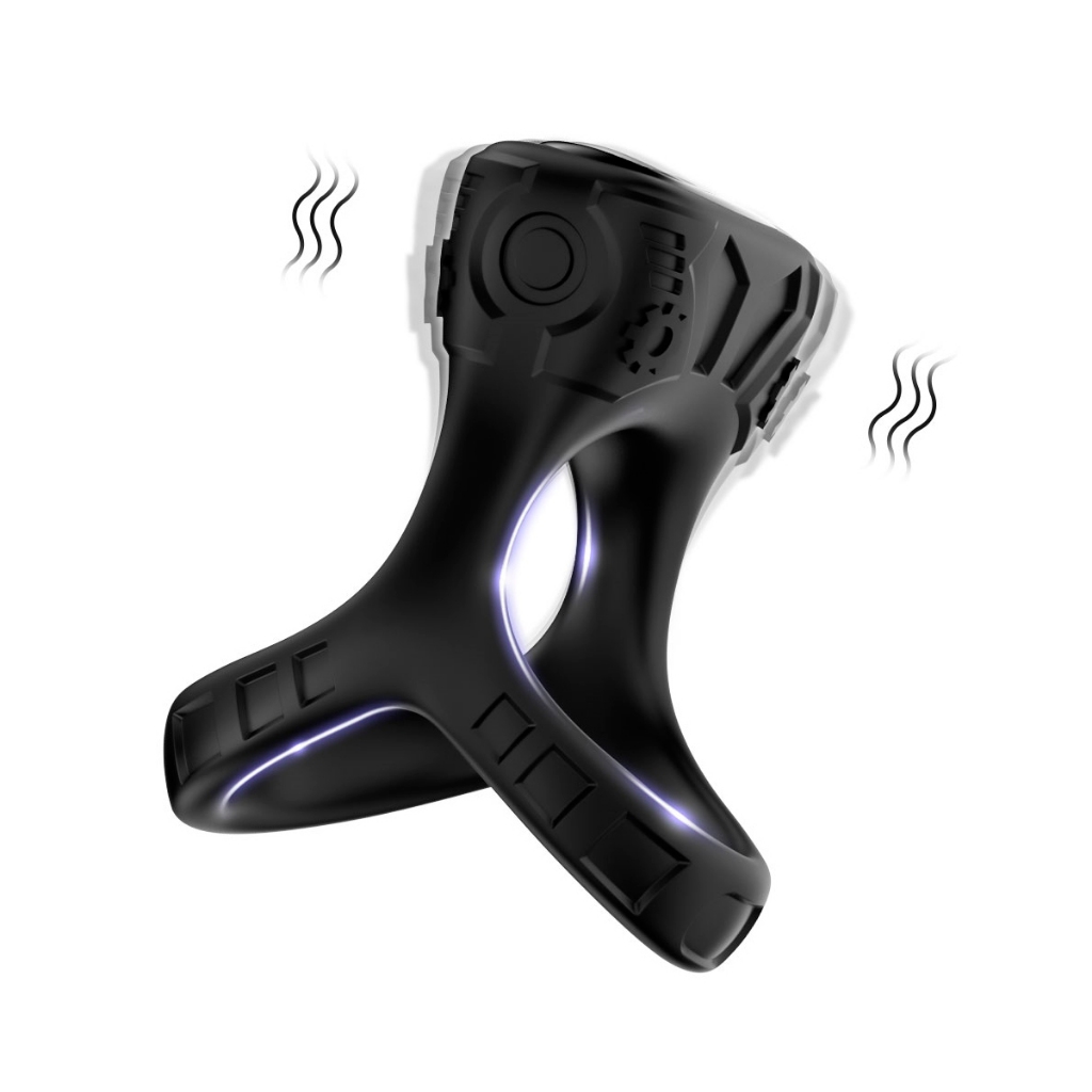 Anel Peniano Vibrador Triangulo Macio Flexível Recarregável Retarda Ejac Masculino Sexy Shop C20