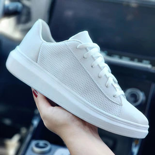 Sapato Tênis Masculino Casual Sneakers Estilo Básico Conforto Sola Alta