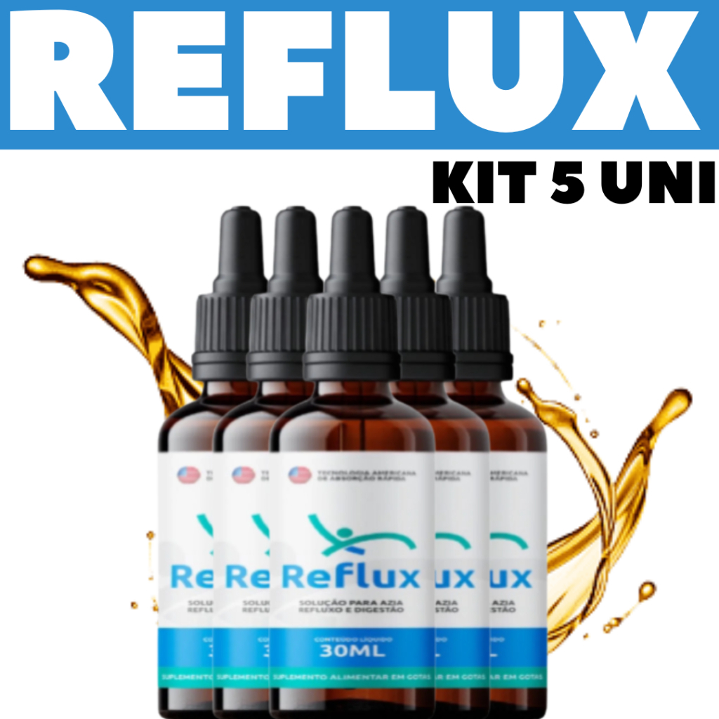 KIT 5 FRASCOS REFLUX ORIGINAL MEGA OFERTA | Shopee Brasil