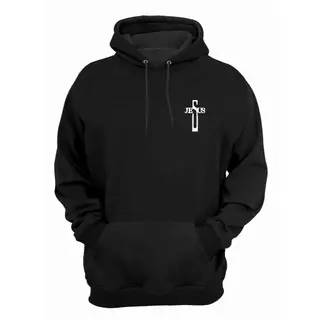 Moletom Masculino Blusa Jesus Cruz Religião Oferta