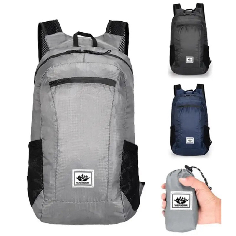 Mochila Dobrável Ultraleve 20L À Prova D'água Para ciclismo Montanhismo Escola