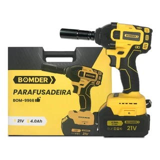 Chave De Impacto À Bateria 21v Profissional Com Maleta