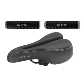 Kit Selim Vazado E Manopla Para Bicicleta Banco Bike Confortável